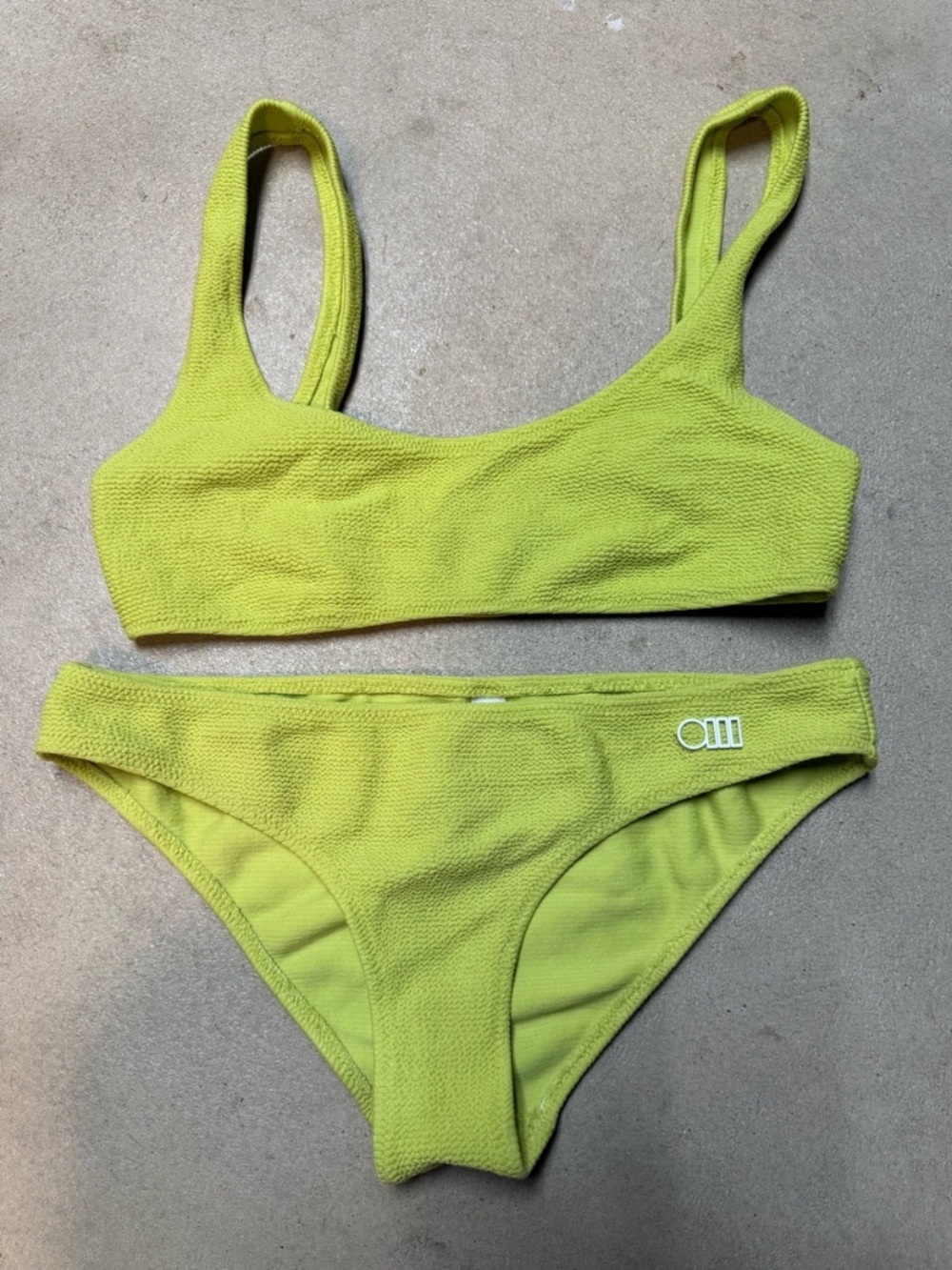 Women’s Textured Lime Bikini Set - Brand: View 2